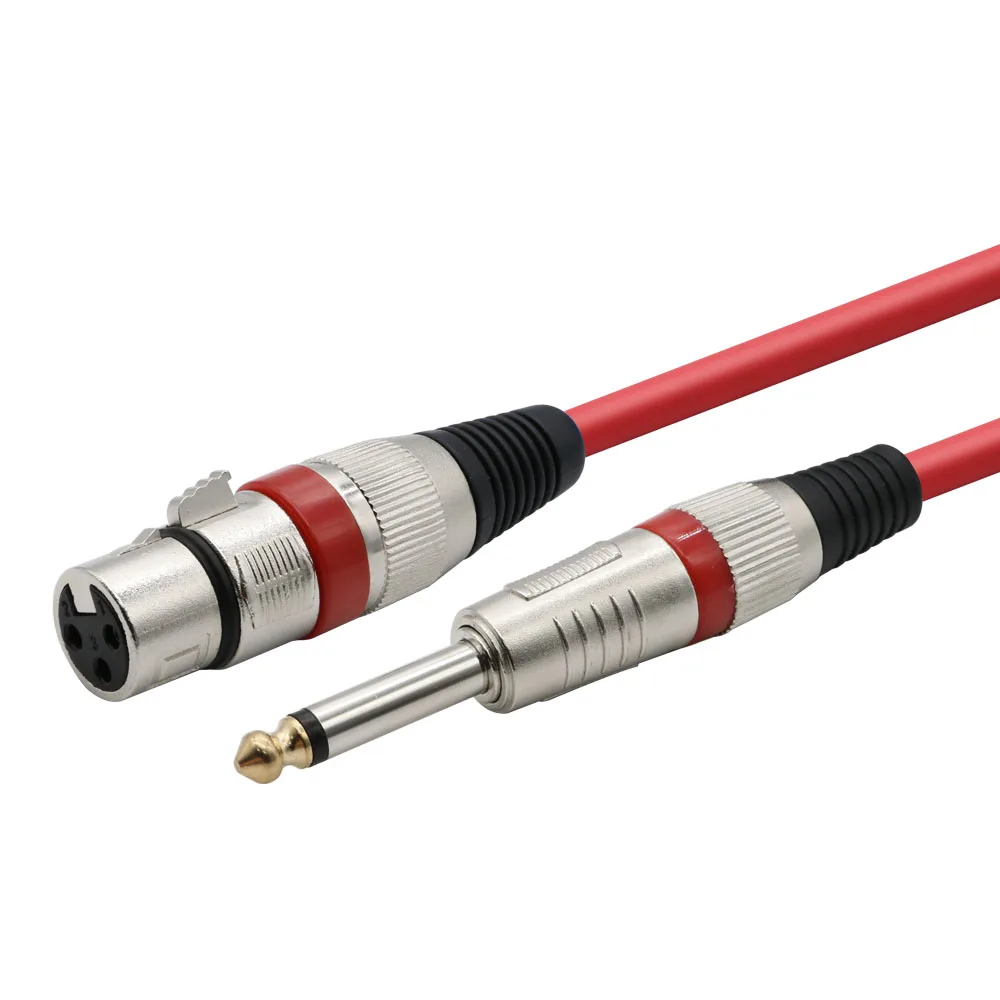 

Mic Cord Jack 6.35 Male to XLR Female Microphone Cable 1M 2M 3M 5M 10M Audio Cable for Speaker Guitar Amplifier AMP