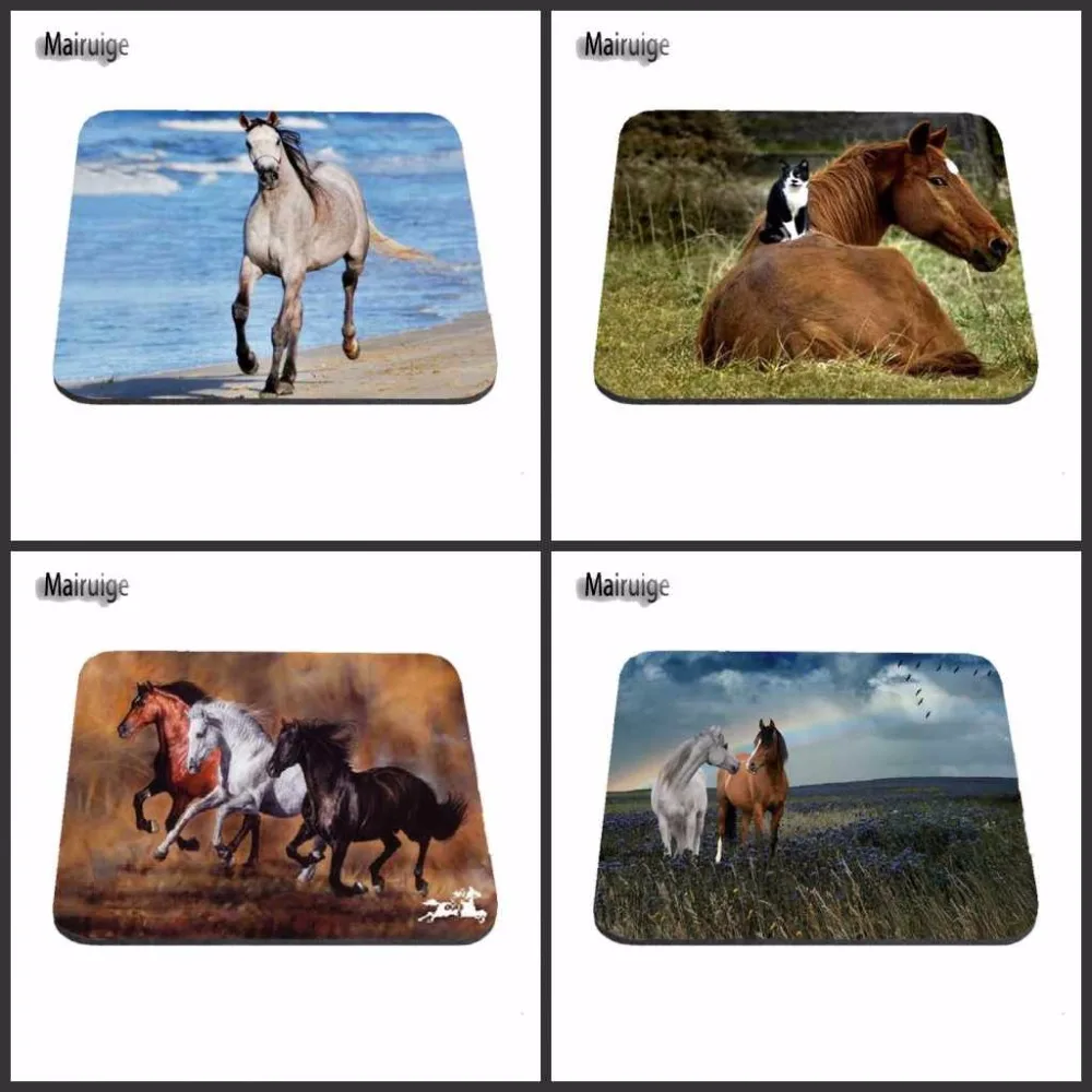 

Cheap Luxury Print Cool Horse Gaming Mouse Pad Size 180X220X2MM 250X290X2MM And 25*20cm Lasting Computers and Laptops Mouse Pad