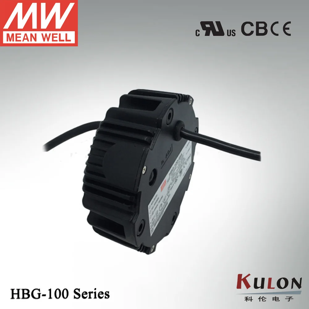 

Meanwell constant current LED driver HBG-100-48 96W 2A 49V PFC LED power supply 3 in 1 dimmingDALI IP67 IP65