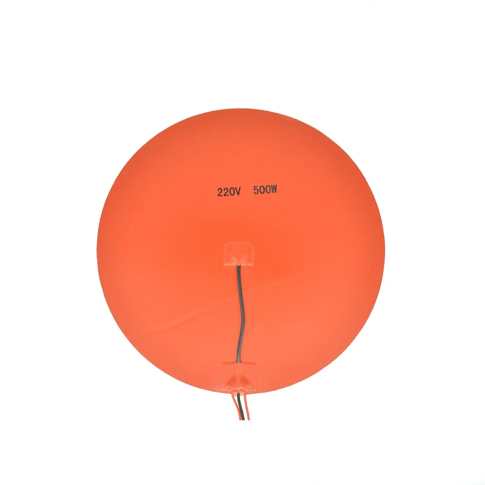 Almofada Redonda do Calefator da Borracha do Silicone de 220v 300 mm