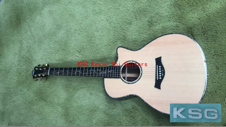 Chaylor 914ce Акустическая гитара TY 916ce акустическая электрическая KSG real abalone vine 916