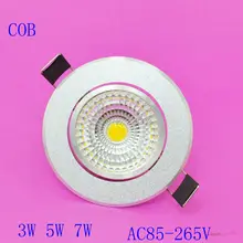 Новинка, shipping3w5w7w10w светодиодный свет COB светодиодный светильник для потолка COB бескорпусный чип светодиод лампы на стены и светодиодный driverAC85V-265V