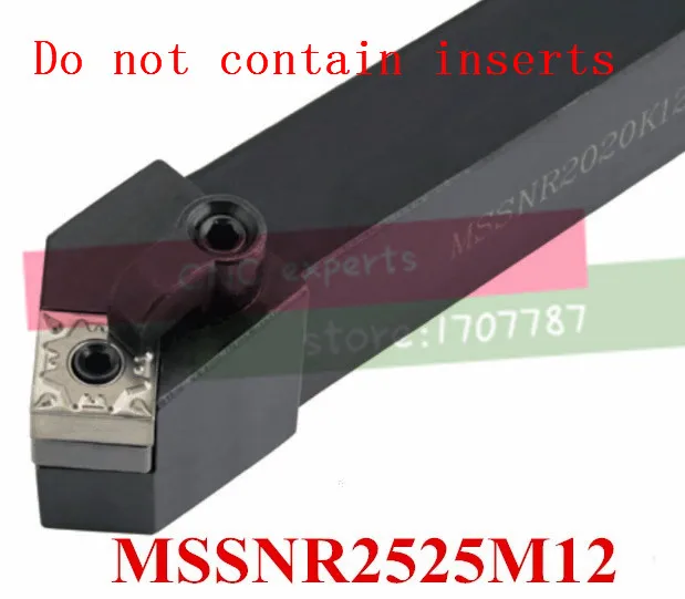 

MSSNR2525M12 25*25*150mm Metal Lathe Cutting Tools,CNC Turning Tool,Lathe Machine Tools, External Turning Tool Type MSSNR