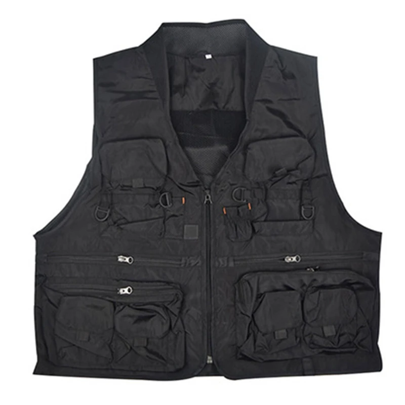 

Korean Fishing Vest Quick Dry Fish Vest Breathable Material Fishing Jacket Polyester Fiber Fish Jacket Photography Vest