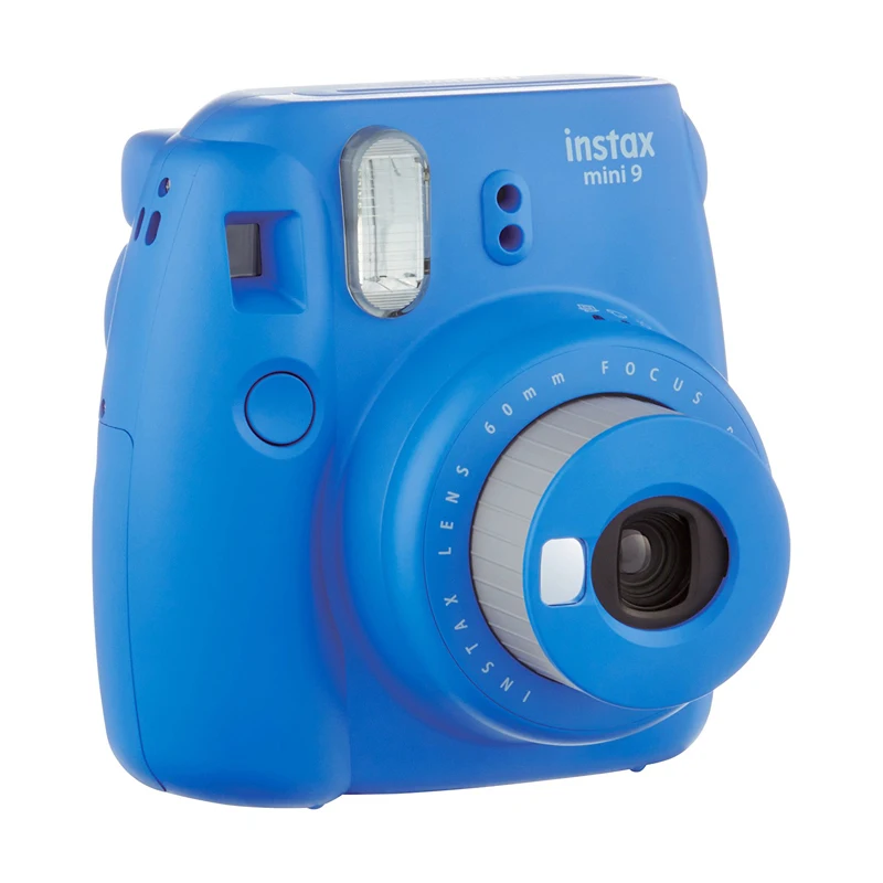 Fujifilm Instax Cobalt Blue Mini 9 мгновенная камера+ Fuji Обычная пленка 50 листов фотобумага