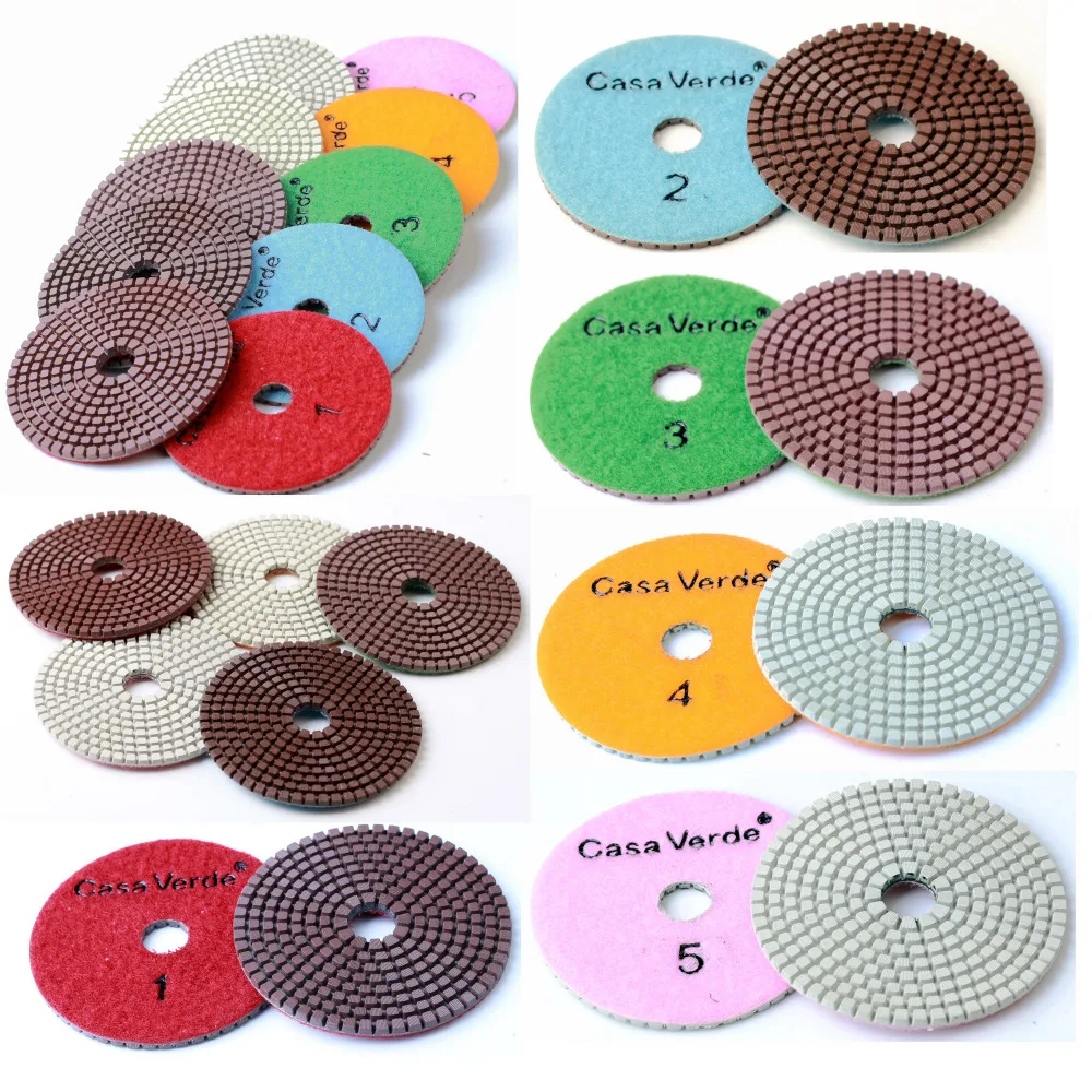 5 step polishing pads