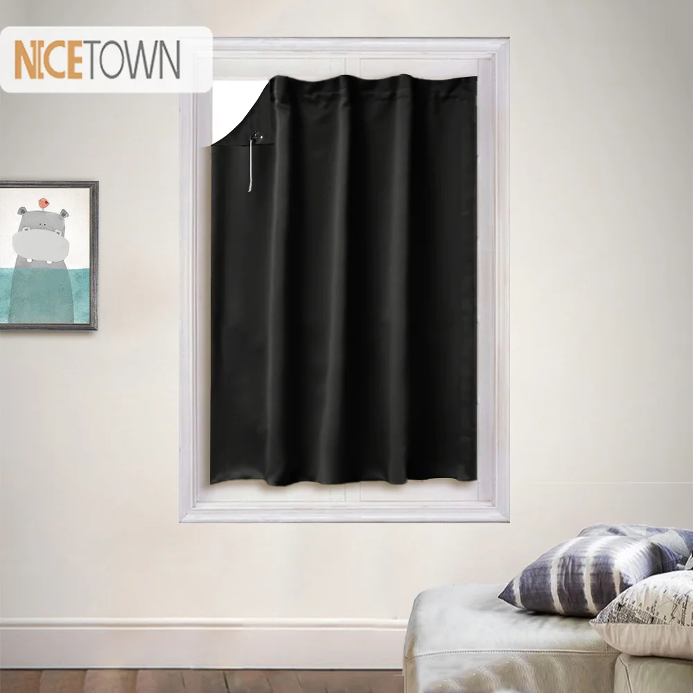 NICETOWN Portable Travel Blackout Sucker Blind Curtain Drape Easy
