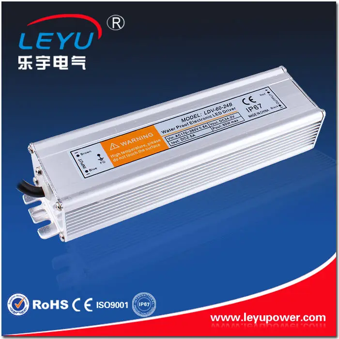 

60w 12v 5a ac dc waterproof led driver factory outlets