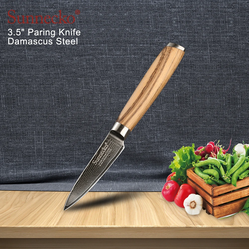 Buy SUNNECKO 3.5" Fruit Paring Knife Japanese VG10