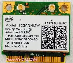 Ssea оригинальный новый для Intel Centrino усовершенствованные-n 6200 622 622anhmw 6200agn Половина Mini pci-e 300 Мбит/с 2.4 г /5 ГГц WI-FI Беспроводной карты