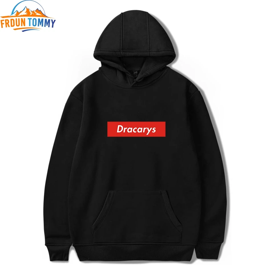 

2019 Autumn Dracarys Hoodies Men/Women Harajuku Print Hooded Sweatshirt Clothes Dracarys Vintage Aesthetic Casual Plus Size 4XL