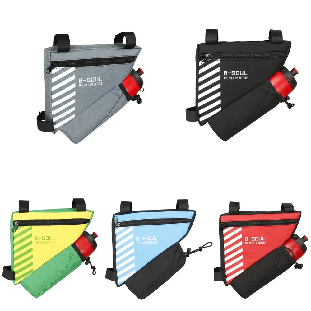 Triangle MTB Bike Bag Bicycle Saddle Bag Cycling Top Front Frame Tube Bag Bike Accessories 5 Colors