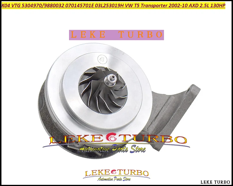 K04 VTG 53049700032 53049880032 070145701E 03L253019H Turbo Cartridge CHRA Core Turbocharger For VOLKSWAGEN VW T5 Transporter 2002-10 AXD 2.5L 130HP  (1)