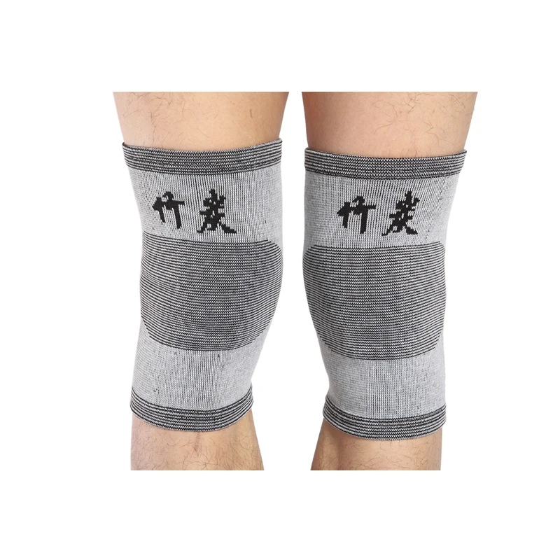 

1Pair Bamboo Charcoal Knee Wrap Support Elastic Brace Patella Sport Pad Elastic Kneecap Canions Genouillere Sports