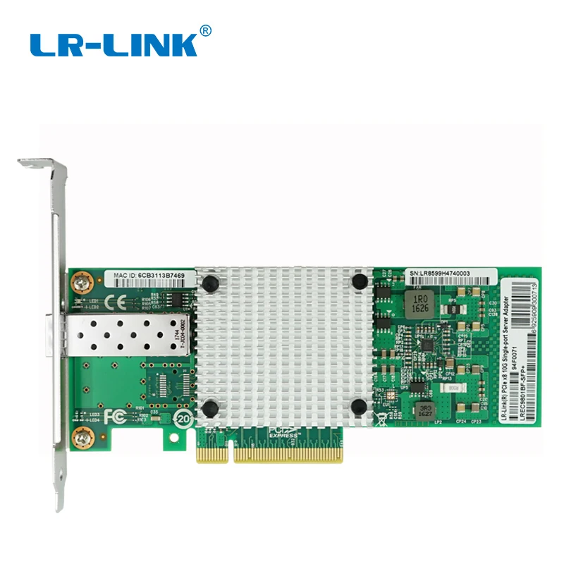 LR-LINK 9801BF-SFP+ pci express Network Card 10 gigabit ethernet Fiber Optical Lan card server Intel 82599 X520-DA1 Compatible
