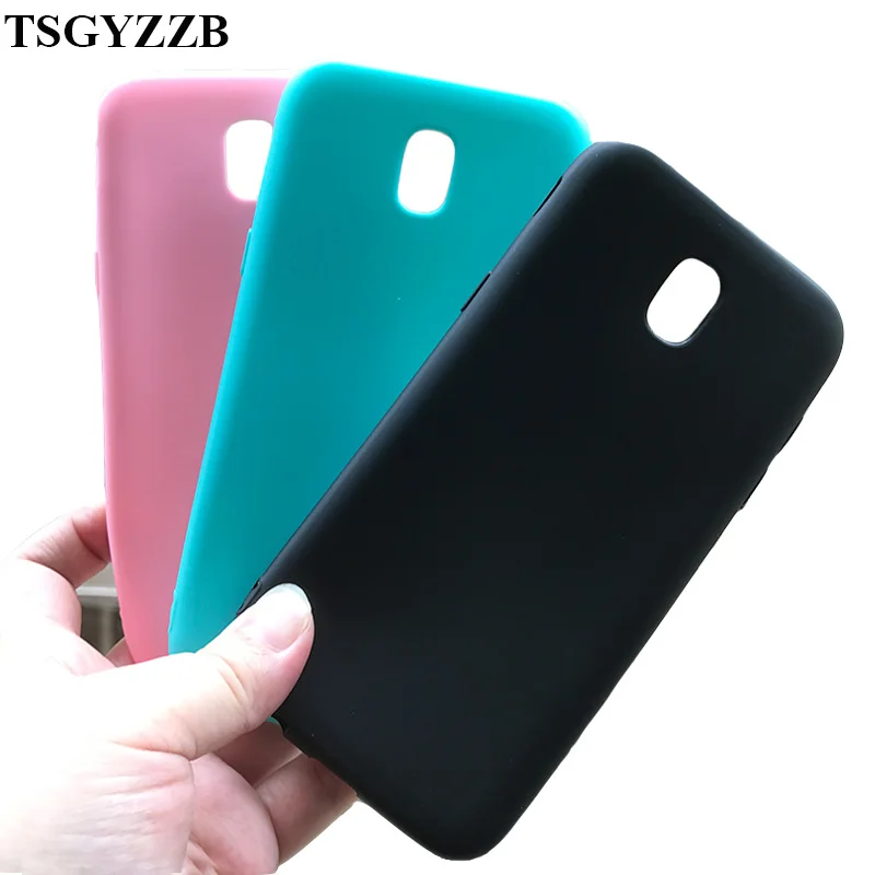 

For Samsung J3 J5 J7 2017 Case Slim Candy TPU Frosted Matte Case Silicone Soft Back Cover For Coque Samsung J330 J530 J730 Cases