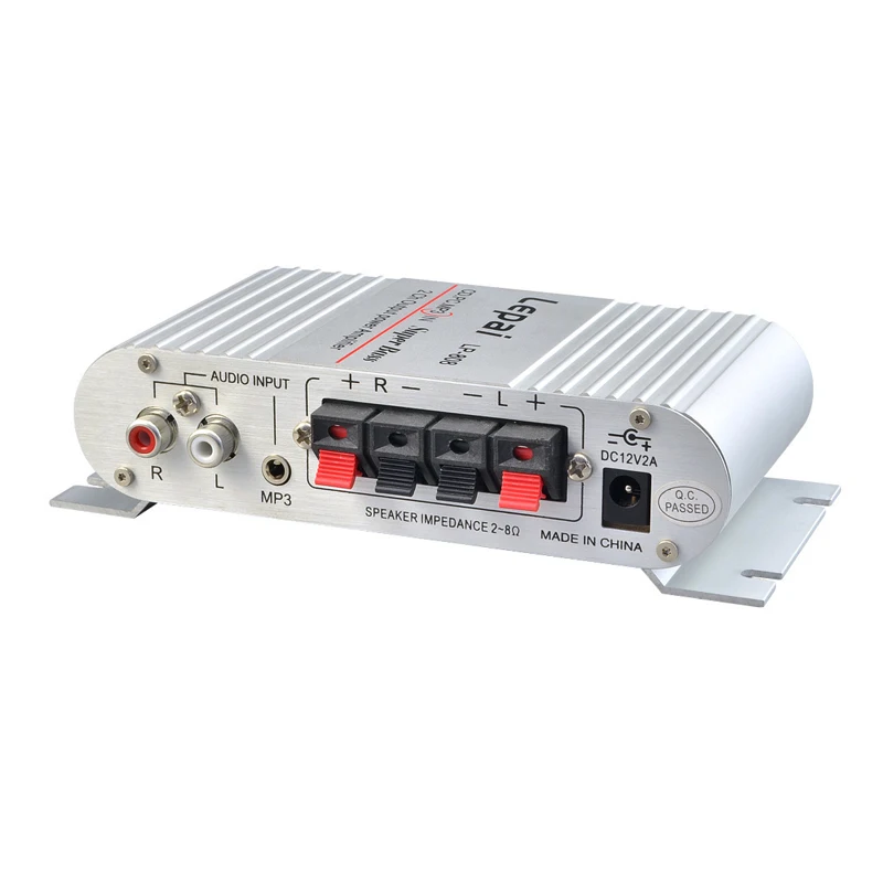 new 2.0 Channel audio amplifier 12v Stereo Mini Computer Amplifier car