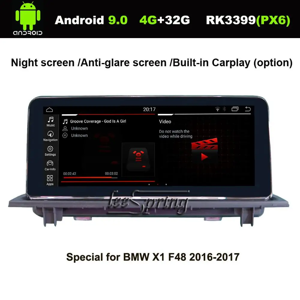 

10.25 inch IPS Screen Android 9.0 Car GPS Navigation for BMW X1 F48 (2016-2017 Original NBT System) Car Multimedia Player