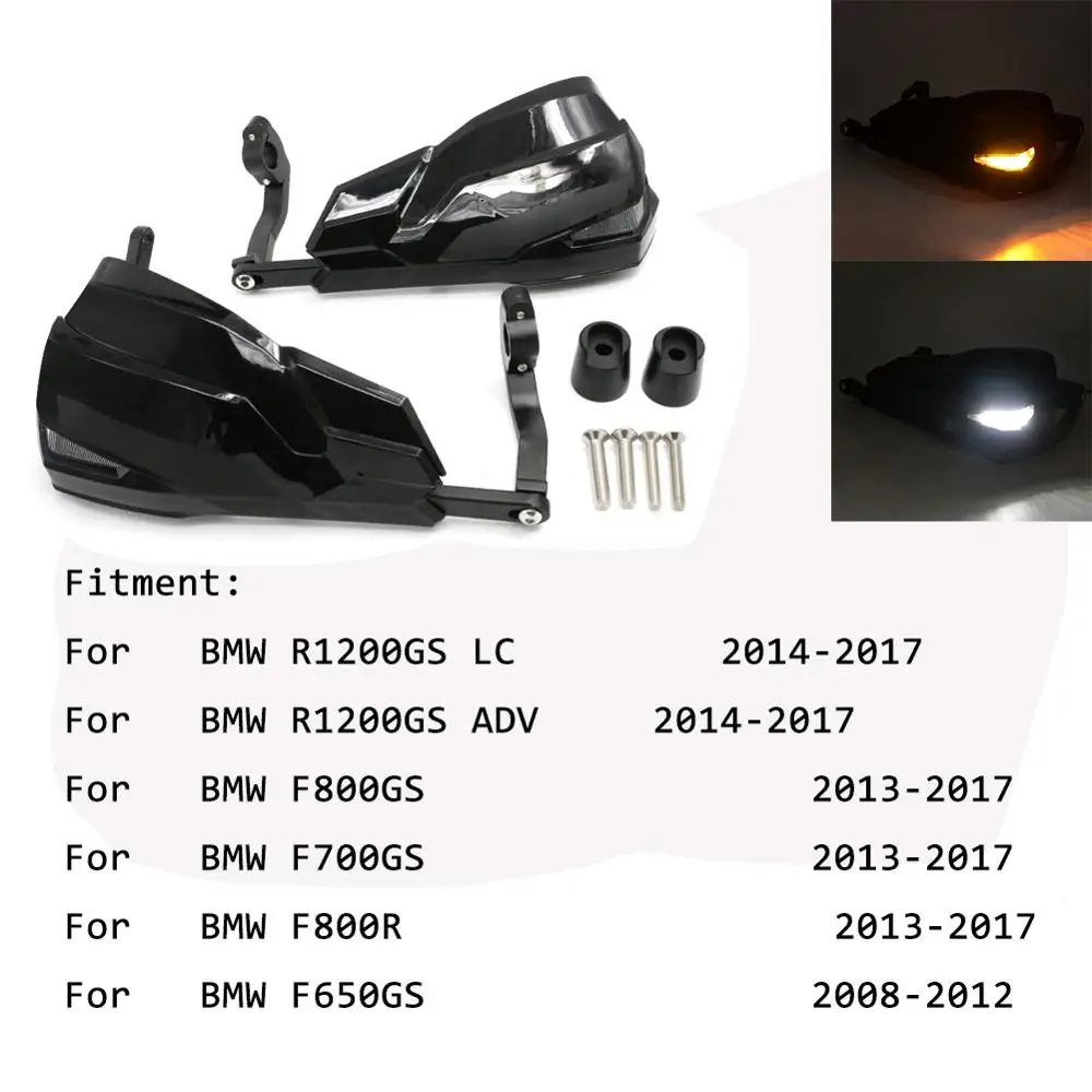 Для BMW F700GS F800R F800GS F650GS 700 800 650 GS R1200GS LC светодиодный ручной охранник сигнальные огни и дневные ходовые огни