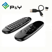 C120 Mini Wireless 2.4G RF Android TV Box Mini PC Airmouse Remote Control Flymouse Mini Keyboard USB Double Side QWERTY Keyboard