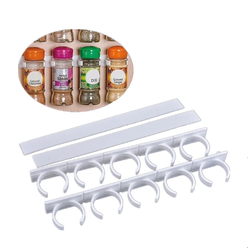 

Storage Clips Storage Rack Spice Bottles Holder Kitchen Supplies Gadgets Bottle Racks Holders Kitchen Storage & Organization