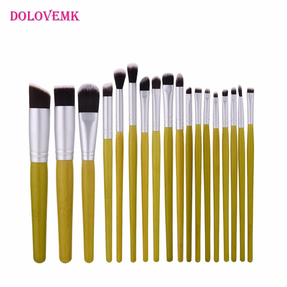 

Dolovemk 10pcs Prol Makeup Brush set Powder foundation Blending Eye Eyebrow Contour Brush Beauty Essentials Make Up Brush Tools