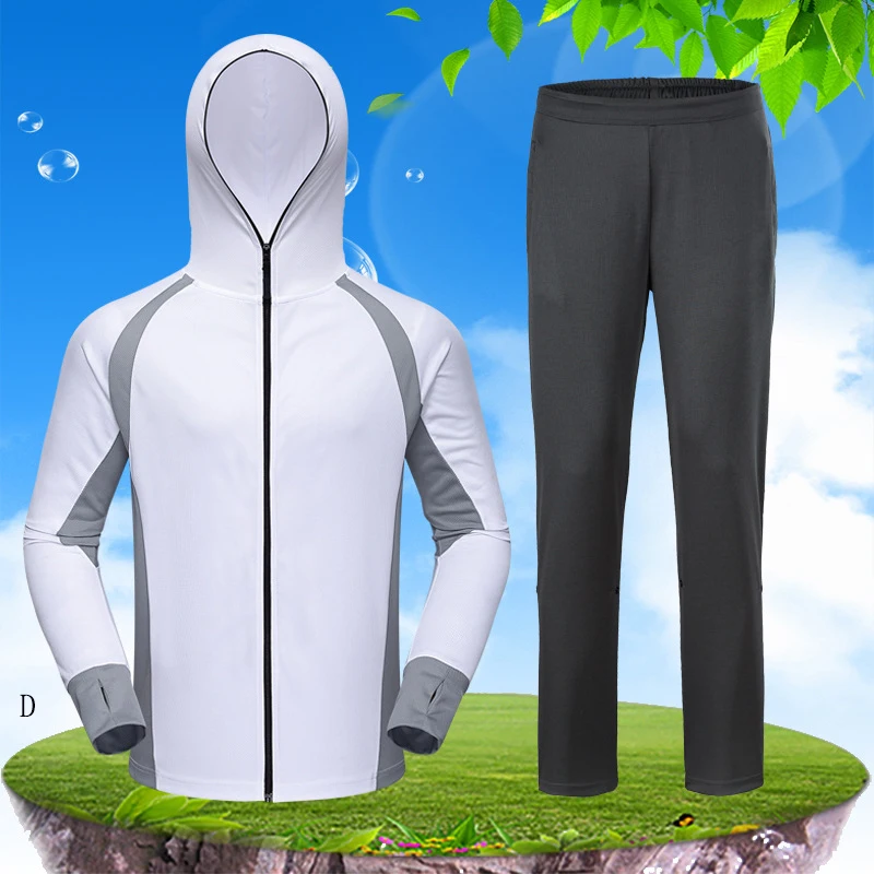 

Fishing Clothing Sets Men Breathable Sports Wear Set Hiking Windproof Dawa Clothes Fishing Jacket And Pants Wholesale