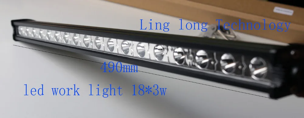 

New 5D 22inch 54W LED bar light Single Row Straight LED work light offroad combo beam for truck tractor SUV ATV