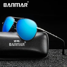 BANMAR Polarized Sunglasses Men Pilot Brand Designer Male Vintage Sun Glasses For Men Eyewear Oculos Gafas De Sol Masculino BANMAR Polarized Sunglasses Men Pilot Brand Designer Male Vintage Sun Glasses For Men Eyewear Oculos Gafas De Sol Masculino