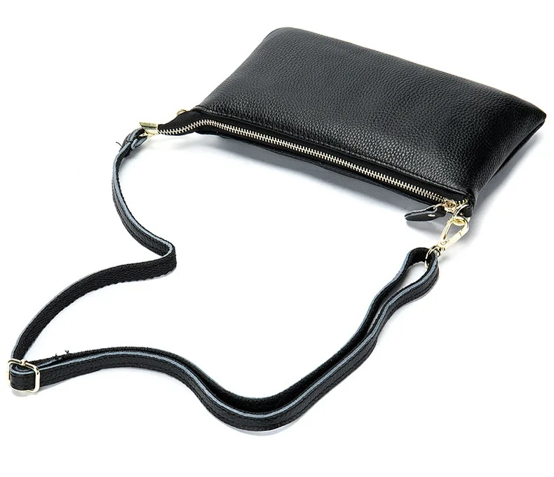 MJ Women Genuine Leather Shoulder Bag Female Real Leather Messenger Bag Crossbody Handbag Clutch Purse Ladies Casual Bags (14)