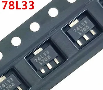 

10PCS/LOT 78L33 L78L33AC L78L33ACUTR SOT-89 3.3V Three - terminal Voltage Stabilizer New original