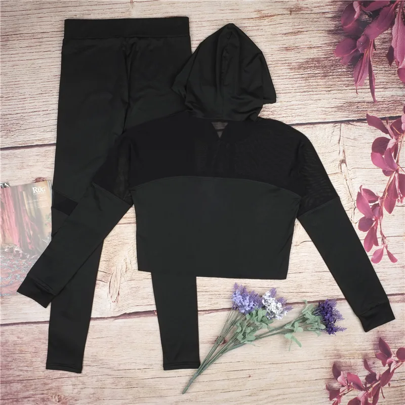 Women Yoga Top + Sports Pants Sport Suit Yoga Set Running Fitness Training Clothing for Women Sportswear for Women Fitness TZ8