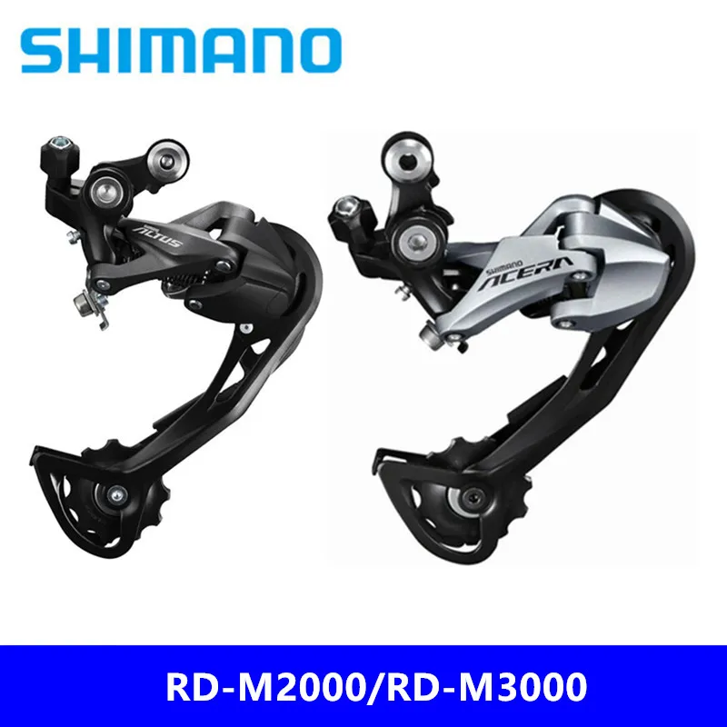 Новый оригинальный задний переключатель SHIMANO ACERA RD M2000 черный/RD M3000 серебристый