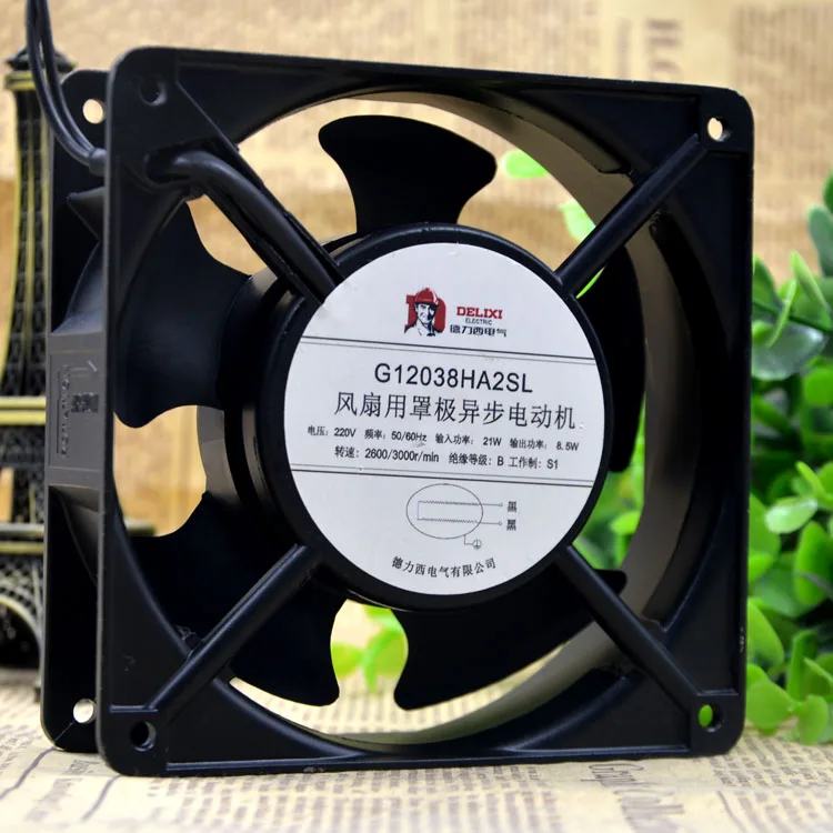 

G12038HA2SL 220V 21W / 8.5W 120 * 120 * 38MM cabinet cooling fan