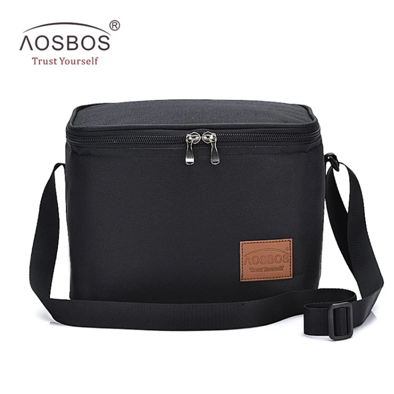 Aosbos Portable Thermal Lunch Bags for Women Kids Men Multifunction Food Picnic Cooler Box Insulated Tote Bag Storage Container