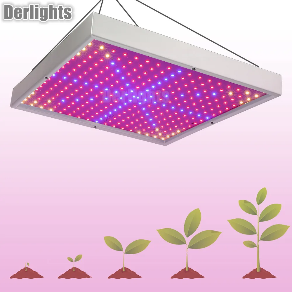 30W Full Spectrum LED Grow Panel Light for Indoor Greenhouse Tent
