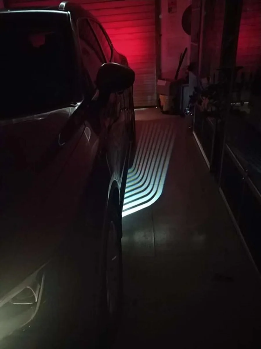 Newest Angel Wings Car welcome lights Spotlight Universal Fit Car Door Projector Light Ghost Shadow Puddle 12V-24V For All cars (6)