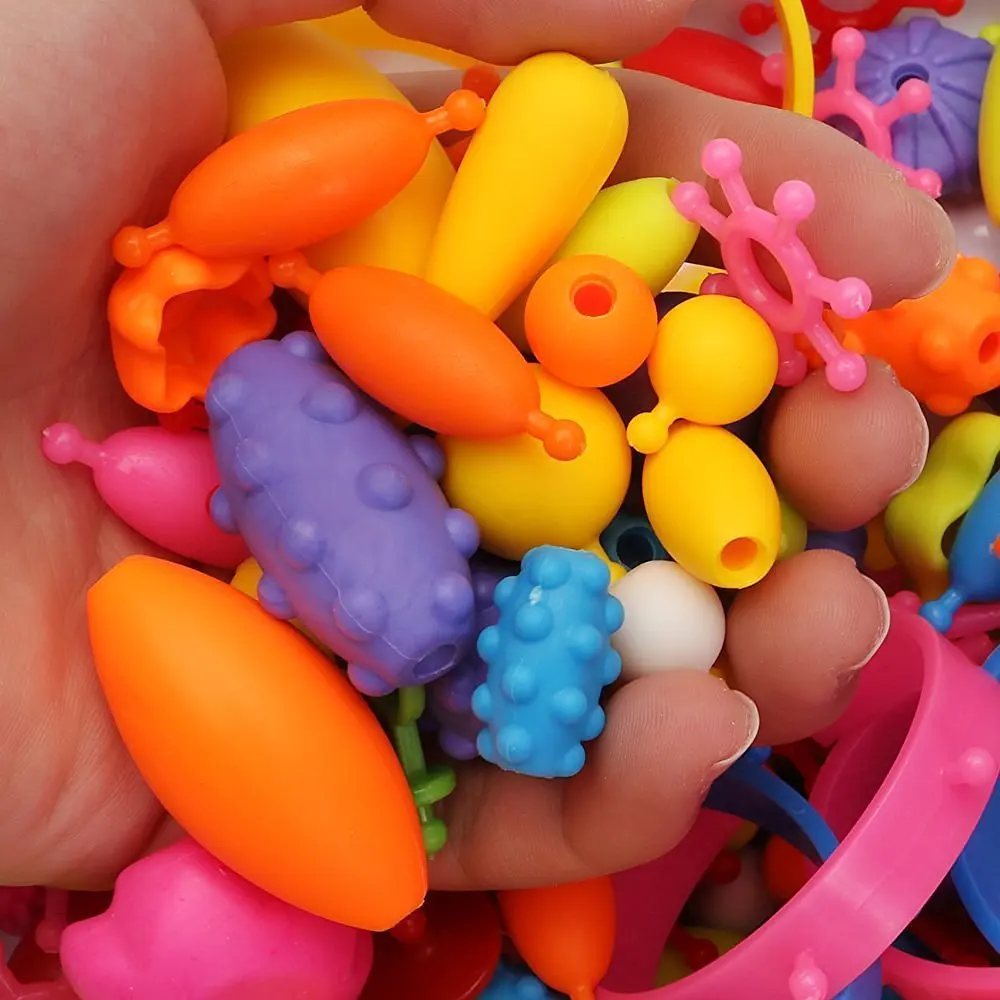 Pops Beads DIY игрушка Дети развитие умственных способностей игрушки подарки ювелирный шнур кожаный набор искусство и ремесла Игрушки для девочек