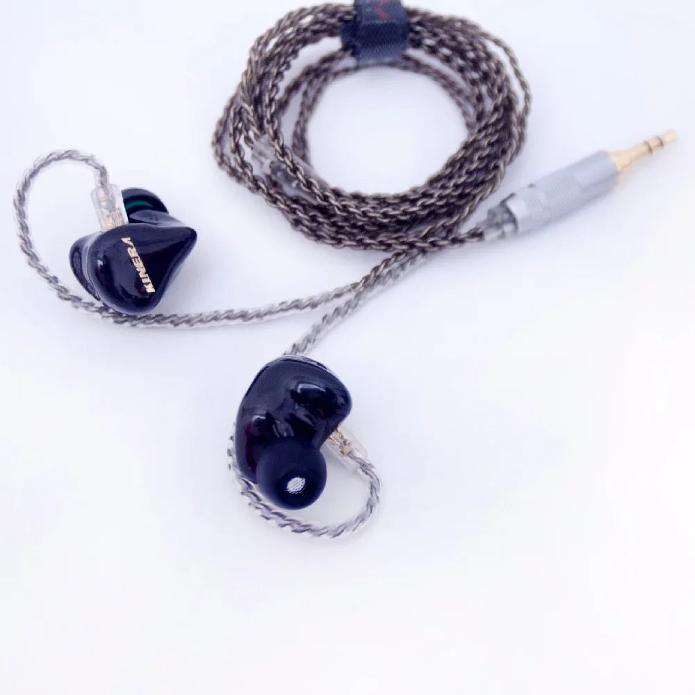 Новый KINERA H3 в ухо наушник динамический с 2BA Hybrid 3 единицы HIFI наушники вкладыши