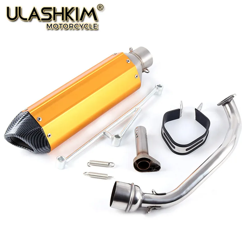 Scooter Performance Racing Exhaust Pipe Full System Muffler Slip On for