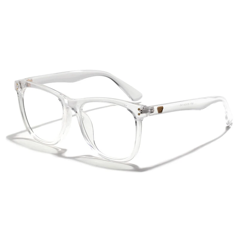Seemfly, оптический синий светильник, блокирующая оправа для очков, женские ретро очки, анти-блюрей, оправа для очков, мужские винтажные прозрачные очки - Цвет оправы: Clear