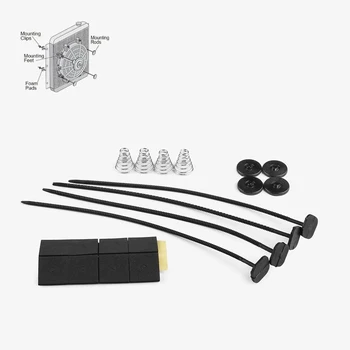 

For Ford Mopar SBC BBC 350 302 Fan Mounting Kits Universal Car Electric Radiator Cooling Cooler Fan Mount Fitting Kit Slim Line