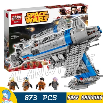 

873pcs Space Wars Resistance Bomber Spaceship Set 05129 Figure Building Blocks Assemble Boys Toy Games Compatible With lago