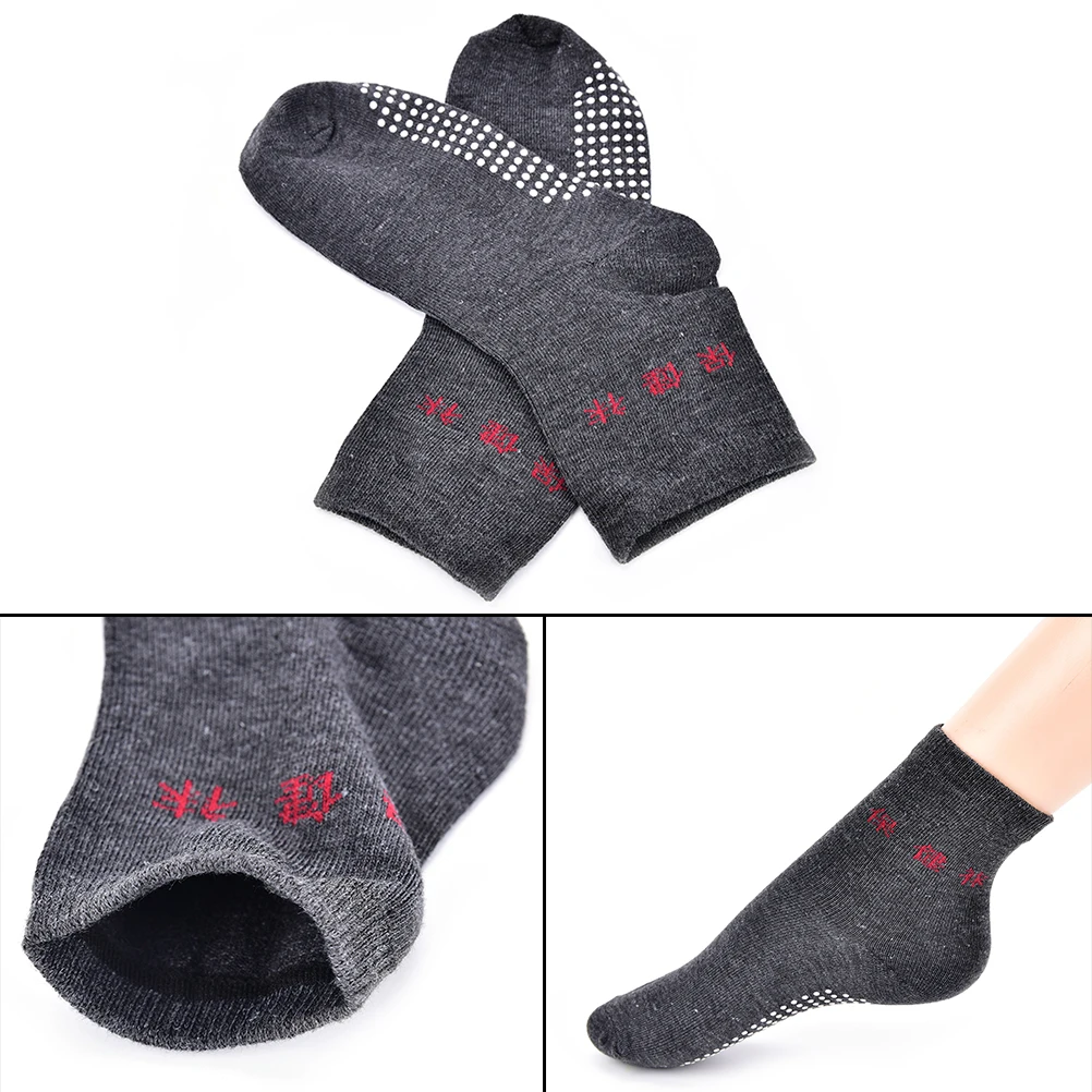 1 пара анти холодный турмалин носки для девочек Уход за ногами автоматический тепла массаж лодыжек носок массажер ног дальнего