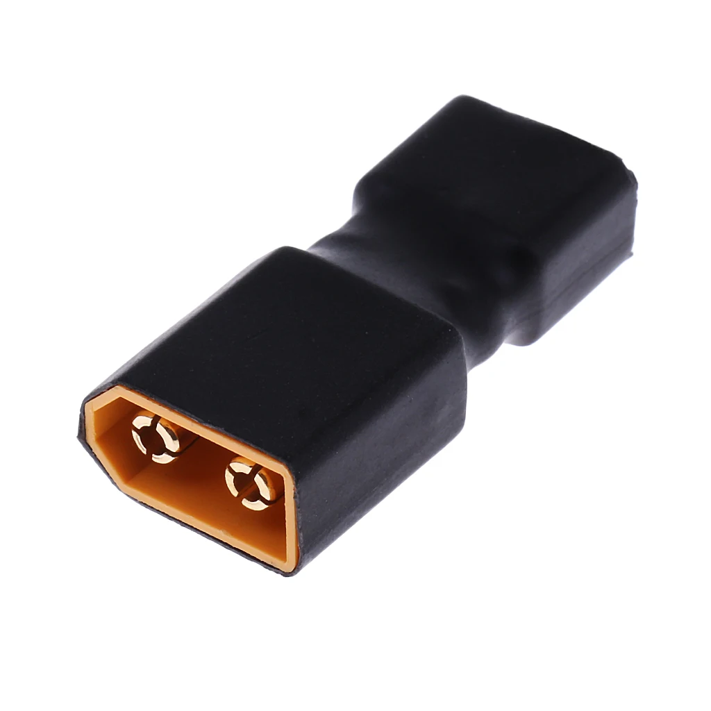 No Wires Connector - XT60 to T-Plug Adapter Deans Style for RC Cars & Boats