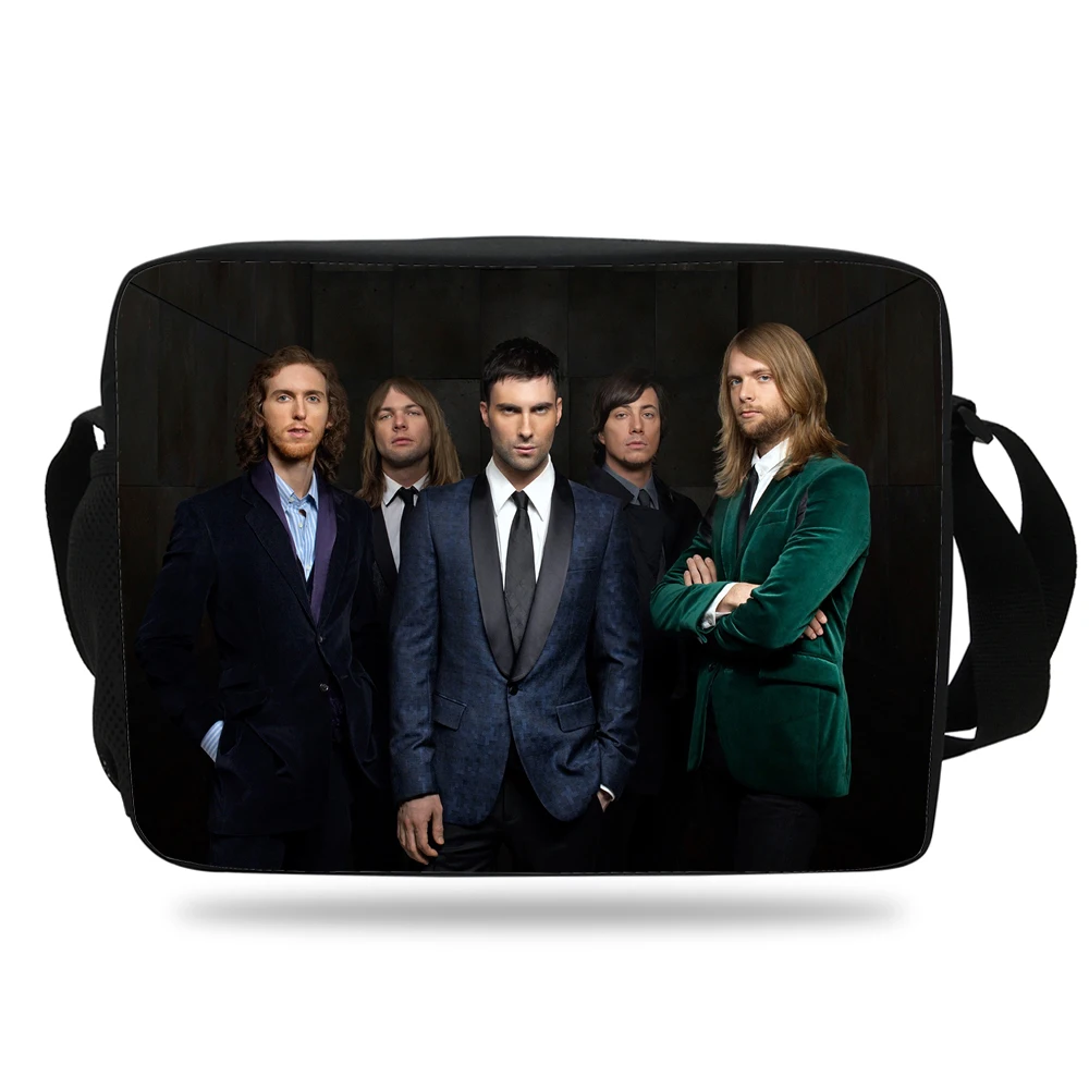 

Popular Super Star School Messenger Shoulder Bag For Mens Women Maroon 5 Messenger Bag For Teens Girls Boys Travel Bag For Kids