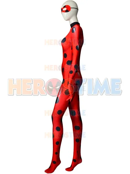 Najtaniej Gorąca sprzedaż biedronka kostium jakości 3D drukuj biedronka przebranie na karnawał elastan kobieta Zentai body