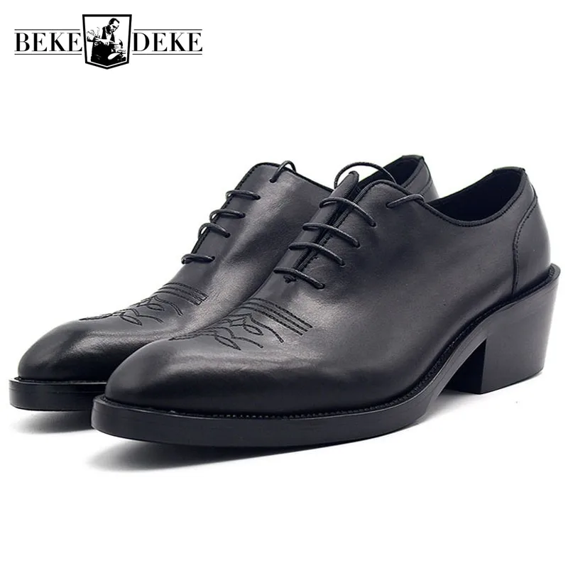 real leather oxfords