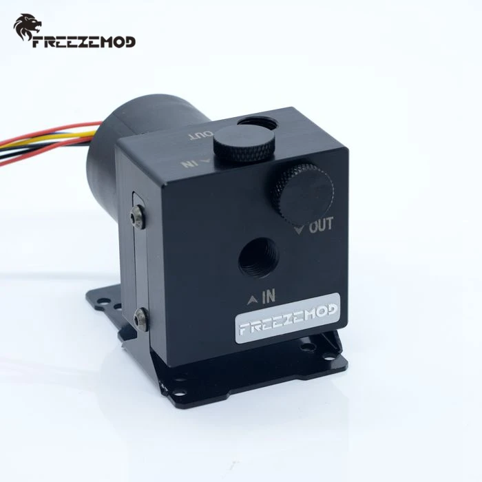 

FREEZEMOD computer water cooling water pump double in and out water can be adjusted head 5 meters flow 600. PU-MP-M8W
