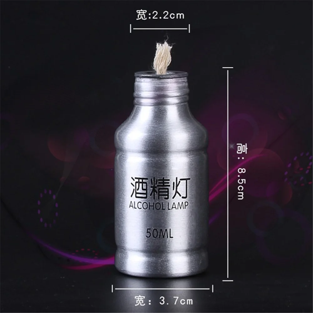 1Pc portable mini 50ml alcohol burner lamp metal case lab equipment heating equipments